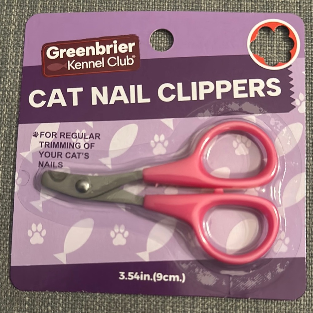Greenbrier Pink Cat Nail Clippers